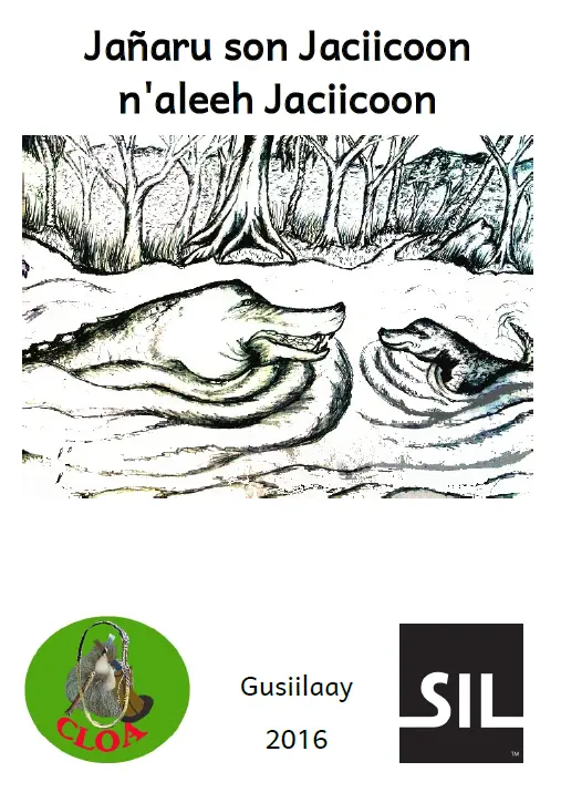 Monkey, Crocodile and her child